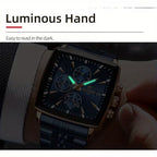 REWARD VIP Luxury Watch for Men | Premium Blue & Rose Gold Chronograph | Executive Style